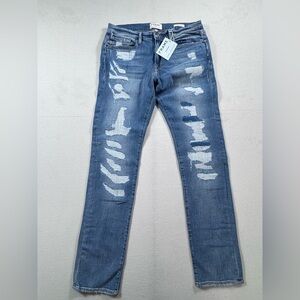 FRAME L’Homme Slim Fit Distressed Jeans Men’s 31 Medium Wash NWT